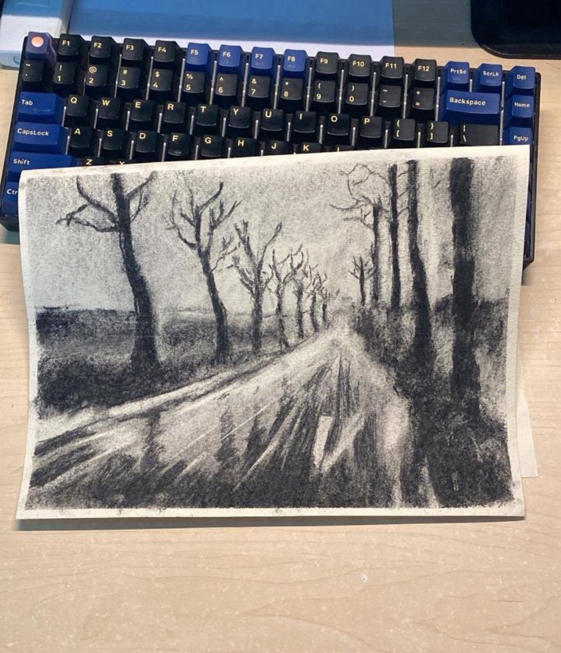 Landscape drawing